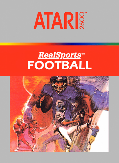 RealSports Football cover art for Atari 2600 video game