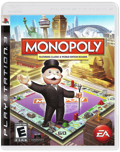 Monopoly cover art for PlayStation 3 (PS3) video game