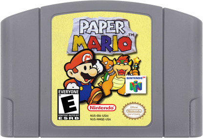 Paper Mario cartridge for Nintendo 64 N64 video game