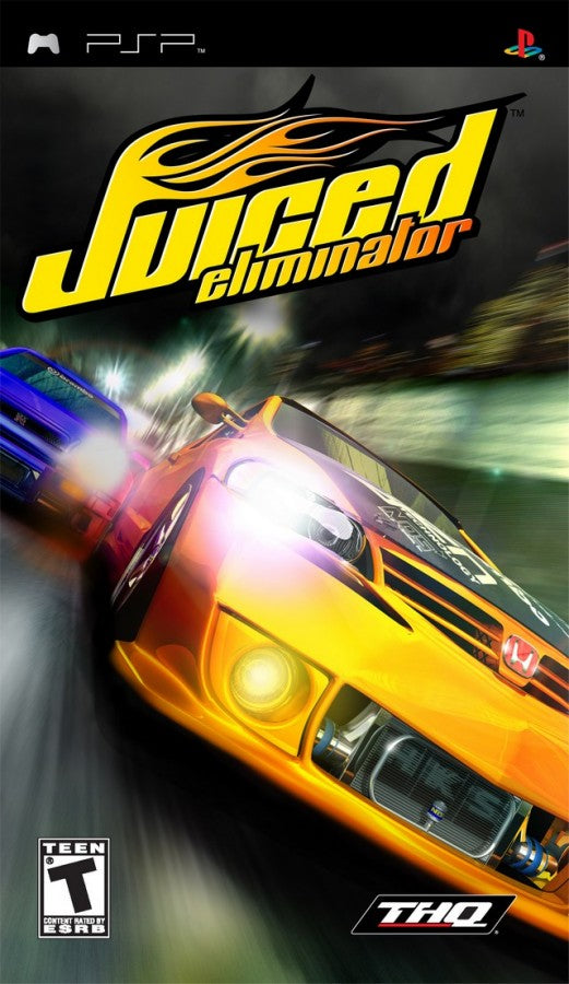 Juiced: Eliminator cover art for PlayStation Portable (PSP) racing game