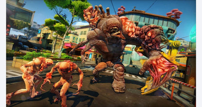 Sunset Overdrive – Xbox One (XONE) gameplay for open-world action-adventure shooter video game