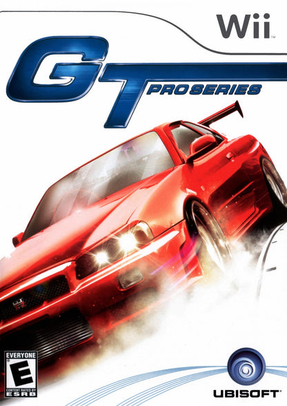 GT Pro Series for Nintendo Wii, cover image for a racing video game with street racing, licensed cars, arcade driving, and competitive motorsports gameplay