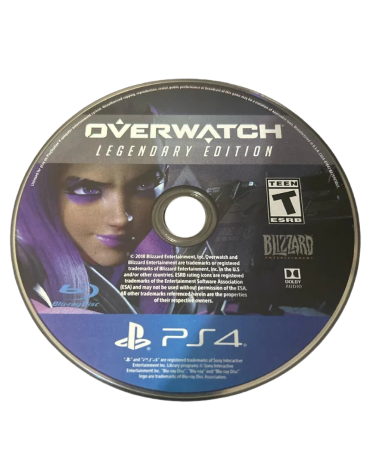 Overwatch [Legendary Edition] disc cover art for PlayStation 4 video game. 