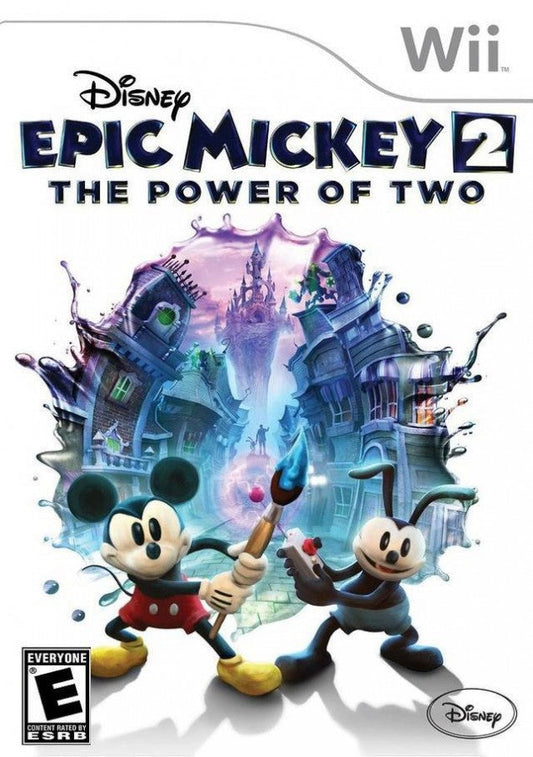 Disney Epic Mickey 2: The Power of Two cover art for Nintendo Wii (Wii) video game