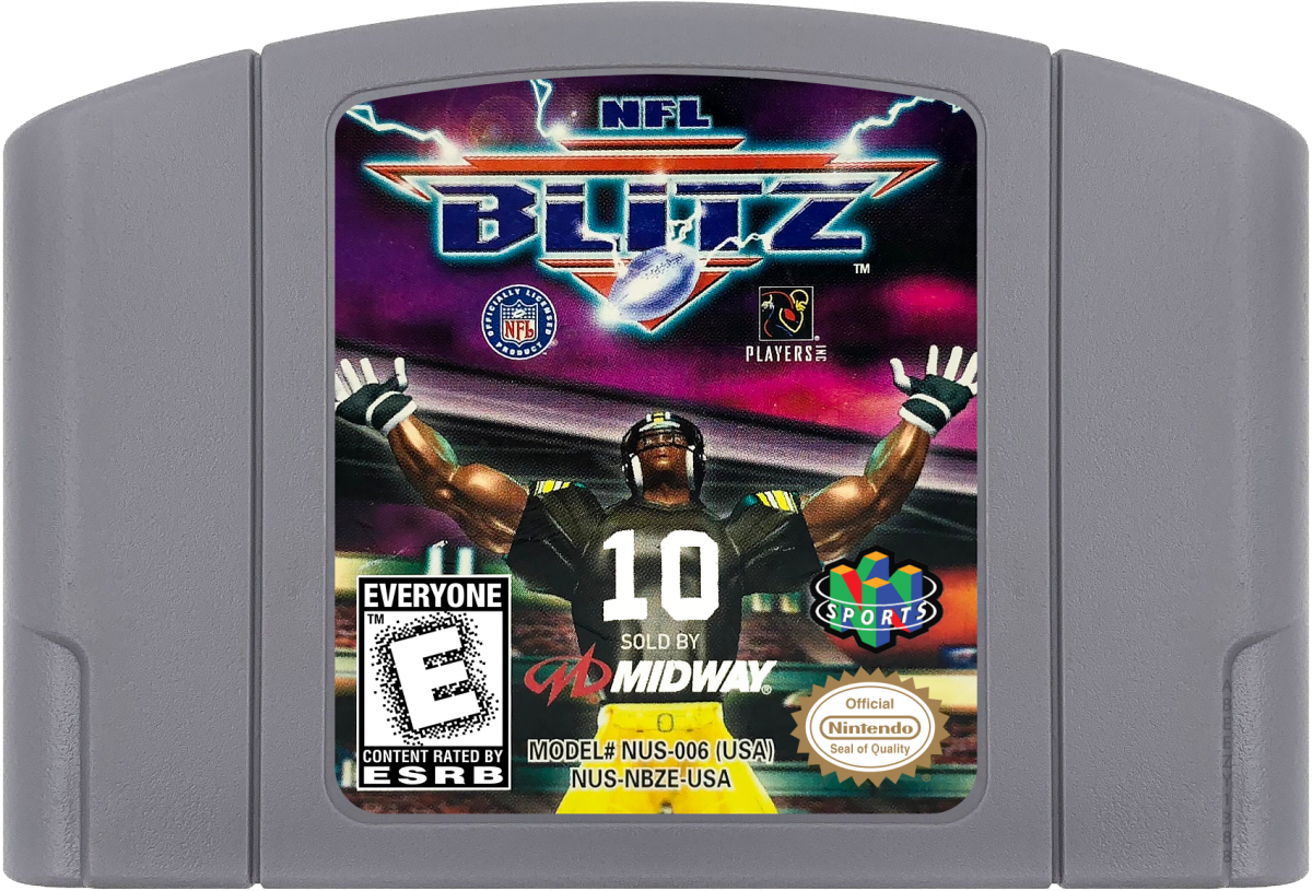 NFL Blitz cover cartridge for Nintendo 64 (N64) video game