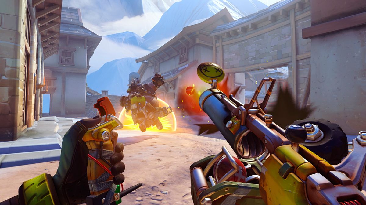 Overwatch [Origins Edition] – PlayStation 4 (PS4) video game gameplay, team-based first-person shooter