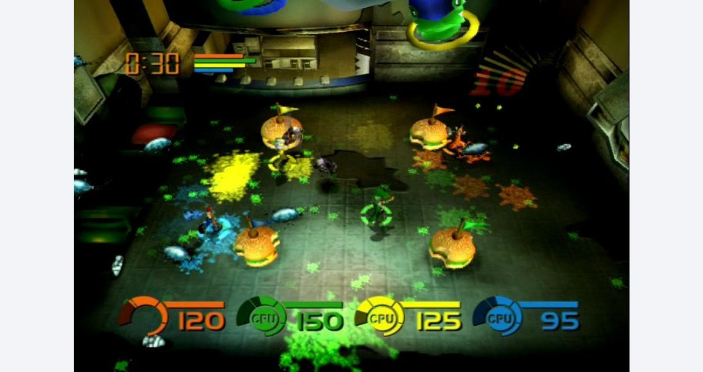 Fuzion Frenzy 2 gameplay for Xbox 360 (X360) multiplayer party video game