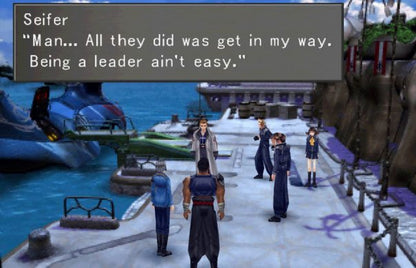 Final Fantasy VIII Greatest Hits PlayStation game featuring classic turn-based JRPG combat, cinematic storytelling, and a beloved fantasy adventure from the Final Fantasy series gameplay screenshot