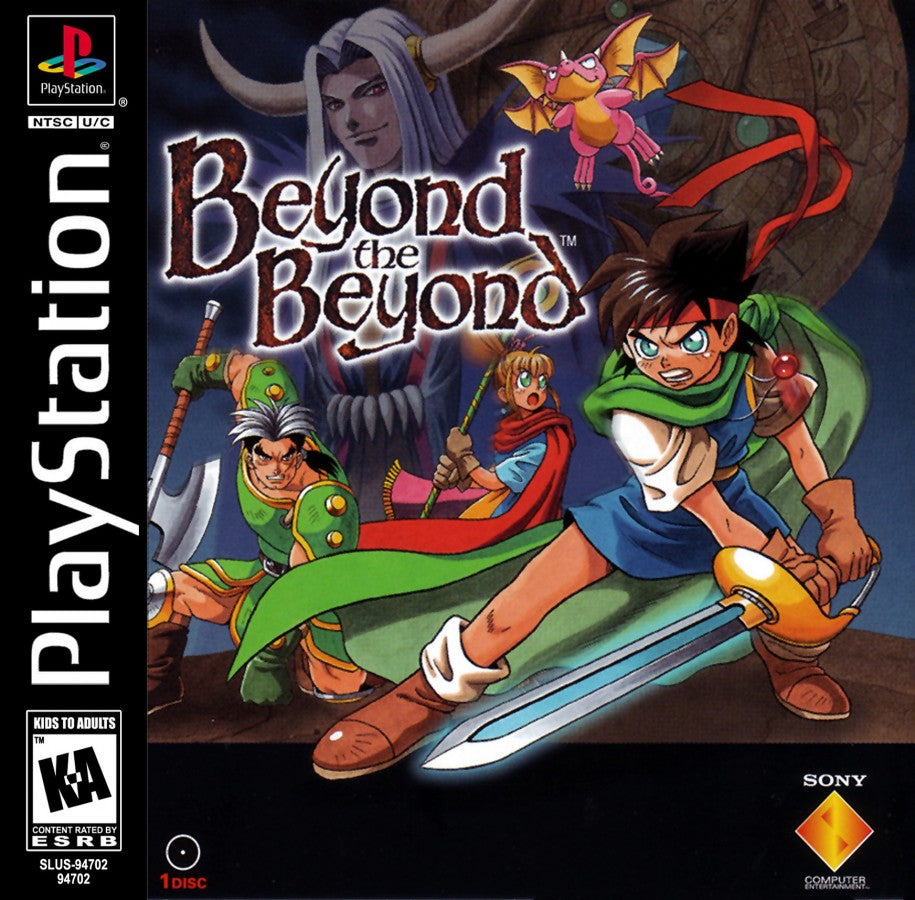 Beyond the Beyond retro fantasy role-playing RPG game for PlayStation 1 (PS1) cover art