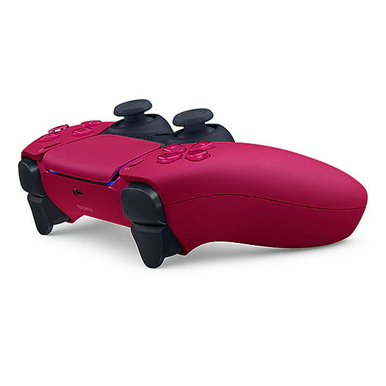 DualSense Wireless Controller Cosmic Red PlayStation 5 wireless controller in Cosmic Red color featuring adaptive triggers haptic feedback built in microphone USB C rechargeable gamepad