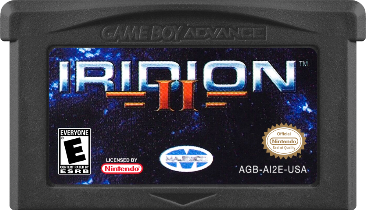 Iridion II game cartridge for Game Boy Advance GBA video game