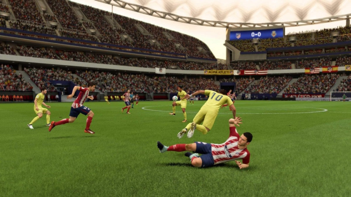 FIFA 18 Ronaldo Edition Xbox One game featuring realistic soccer gameplay, updated teams and stadiums, and exclusive Cristiano Ronaldo cover edition content gameplay screenshot