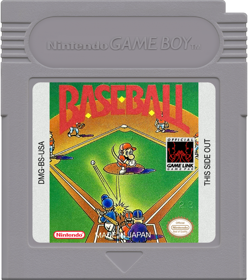 Baseball Game Boy sports baseball video game cartridge