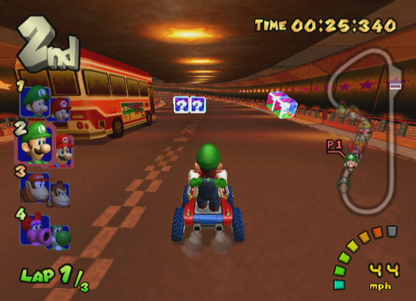 Mario Kart: Double Dash!! gameplay for GameCube (GC) kart racing video game