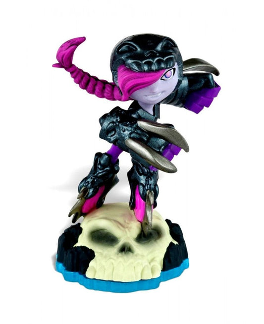 Roller Brawl Skylanders Swap Force undead element character figure featuring roller derby themed warrior compatible with Portal of Power interactive game collectible toy by Activision