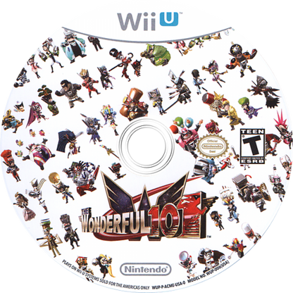 Wonderful 101 disc art for Nintendo Wii U (WiiU) video game