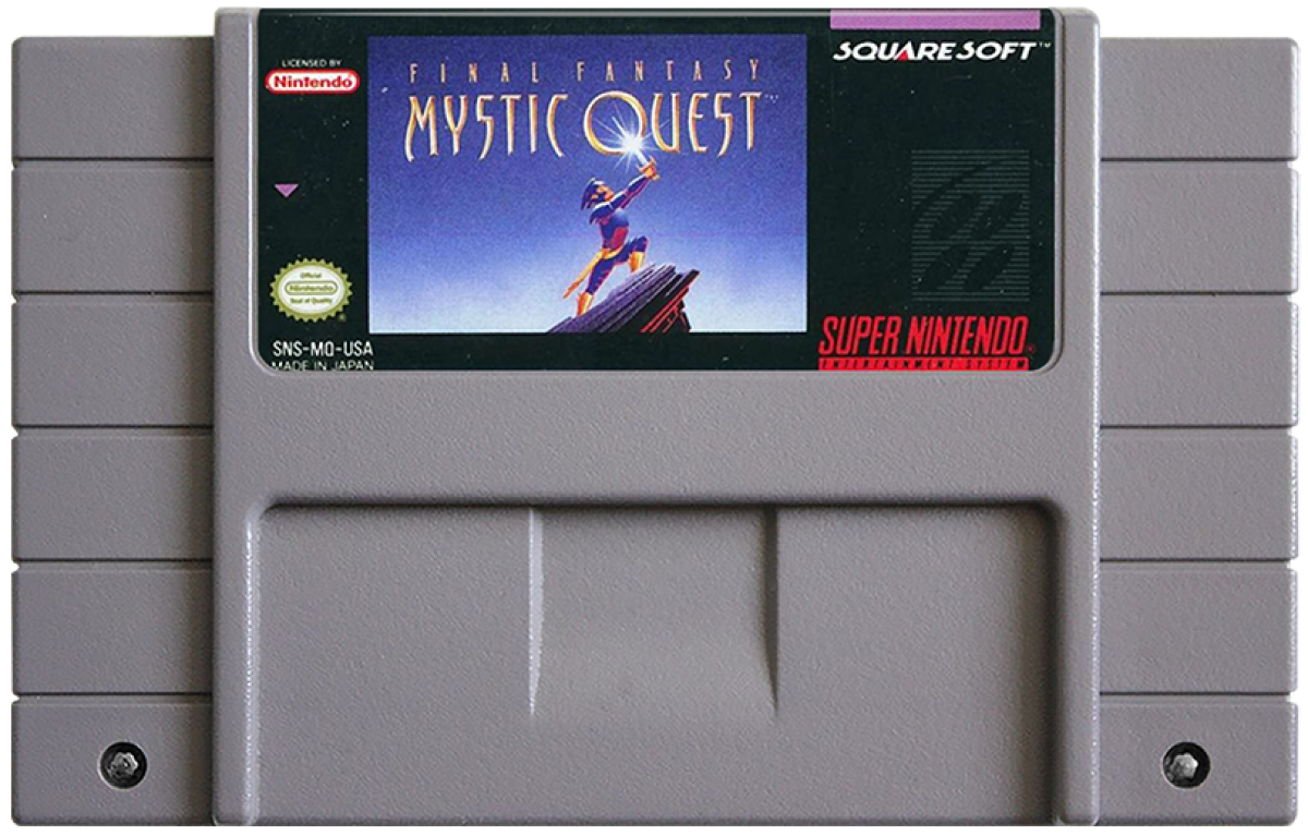 Final Fantasy: Mystic Quest cartridge for Super Nintendo Entertainment System (SNES) video game