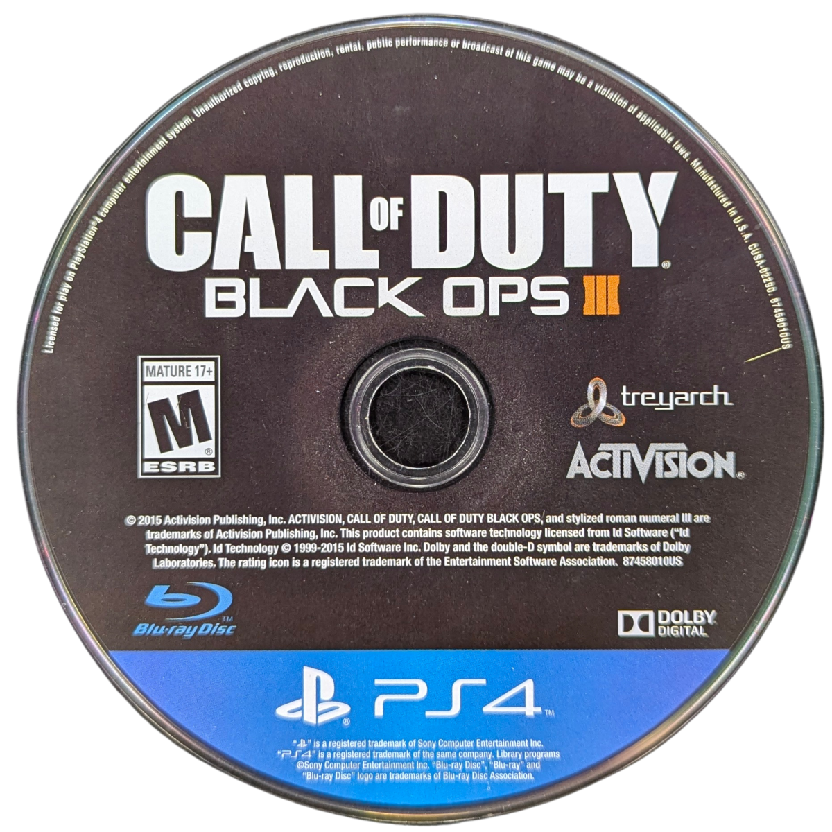 Call of Duty: Black Ops III [Gold Edition] for PlayStation 4 (PS4) at Gamers INC, featuring the complete futuristic warfare experience with the full base game, the "Awakening" DLC pack including four multiplayer maps and the Der Eisendrache Zombies chapter, and the fan-favorite Nuk3town bonus map disc