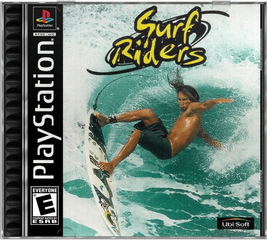 Surf Riders cover art for PlayStation 1 (PS1) video game