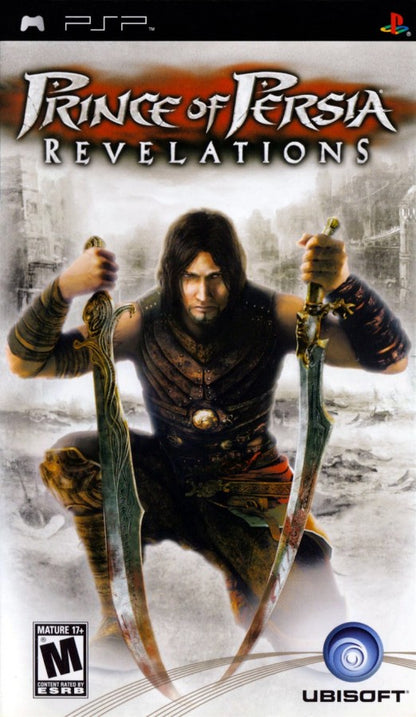 Prince of Persia Revelations PlayStation Portable PSP for action adventure video game fans featuring acrobatic platforming fast paced sword combat time manipulation puzzle solving cinematic storytelling ancient palace exploration challenging traps epic fantasy adventure collectible gaming appeal front cover art