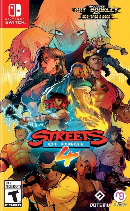 Streets of Rage 4 cover art for Nintendo Switch NS video game