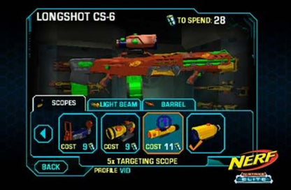 NERF N-Strike: Elite – Nintendo Wii (Wii) first-person foam blaster shooter action video game gameplay