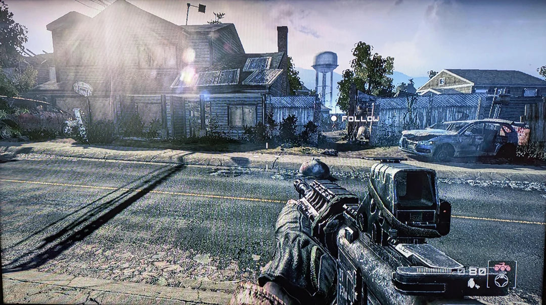 Homefront Xbox 360 gameplay for first-person shooter video game.