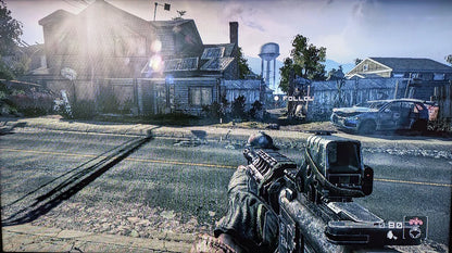 Homefront Xbox 360 gameplay for first-person shooter video game.