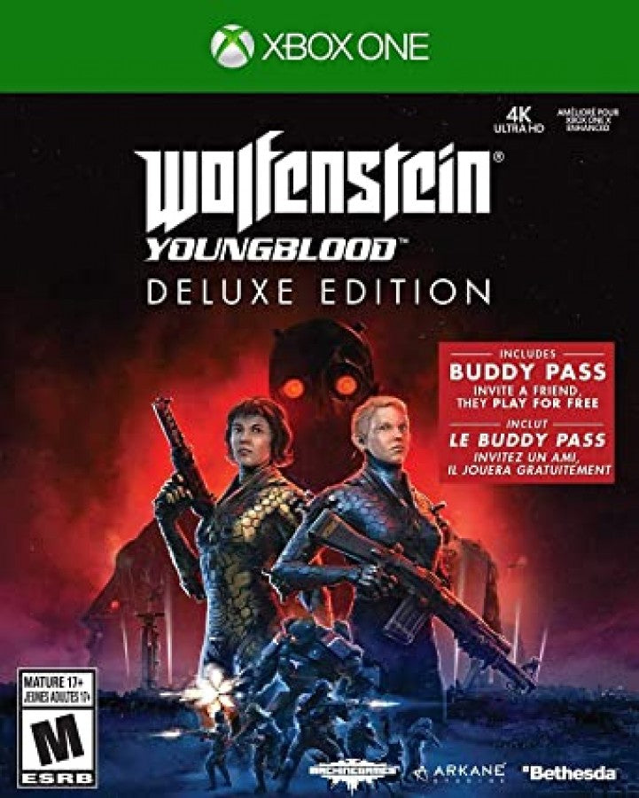 Wolfenstein: Youngblood [Deluxe Edition] cover art for Xbox One (XONE) video game