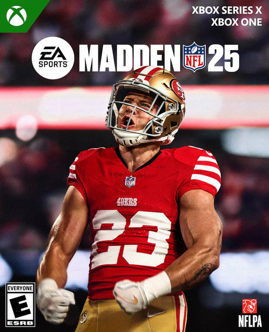 Madden NFL 25 cover art for Xbox Series X (XSX) football sports video game