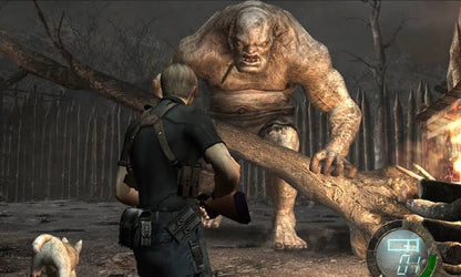 Resident Evil 4 Xbox One XONE for survival horror action video game fans featuring third person combat Leon Kennedy zombie and monster enemies intense gunplay village exploration puzzle solving weapon upgrades cinematic storytelling challenging boss battles and immersive horror adventure collectible gaming appeal gameplay