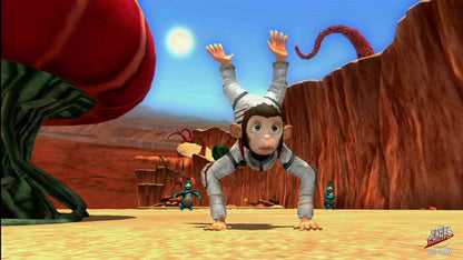 Space Chimps for Wii family friendly action adventure video game featuring intergalactic missions quirky characters motion controlled gameplay and humorous animated movie inspired experience gameplay