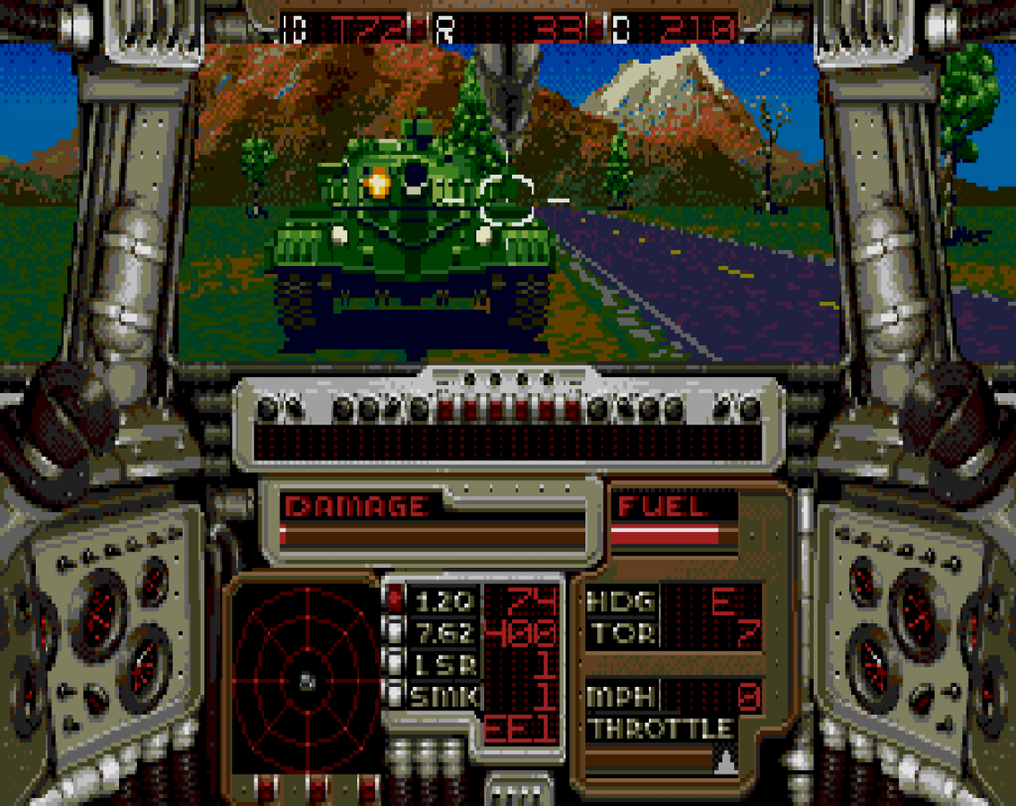 RDF Global Conflict Sega CD full motion video FMV military strategy shooter futuristic war setting live action cutscenes tactical combat missions sci fi armored vehicle gameplay interactive movie style retro gaming Sega CD software video game title gameplay