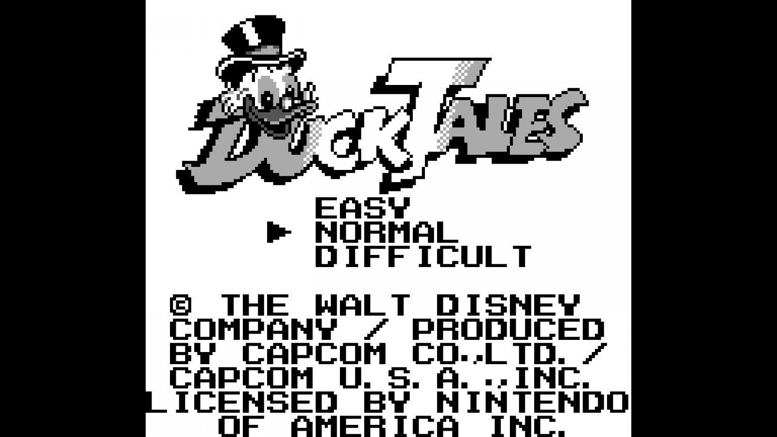 Duck Tales Game Boy Disney platformer action video game Scrooge McDuck treasure hunting pogo jump cane bounce Capcom NES port handheld retro classic 8-bit gameplay screenshot