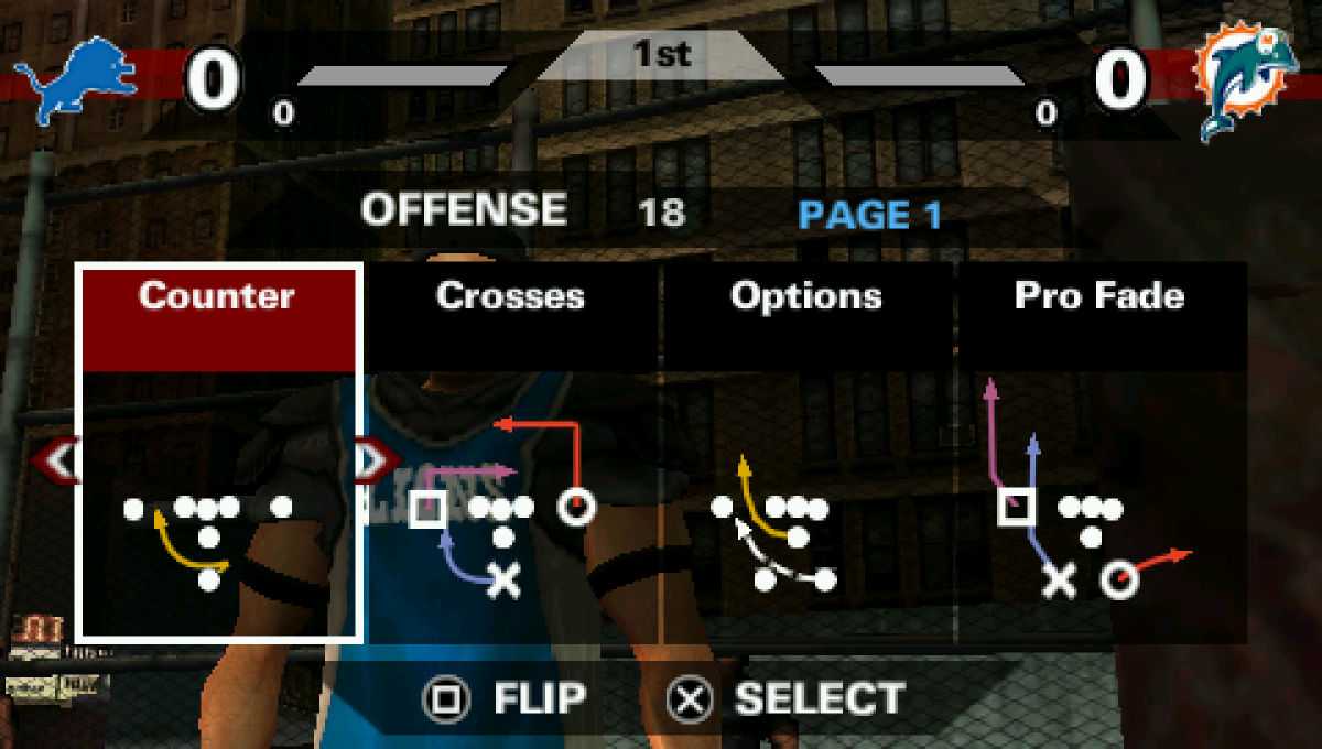 NFL Street 2 Unleashed gameplay for PlayStation Portable (PSP) football sports game