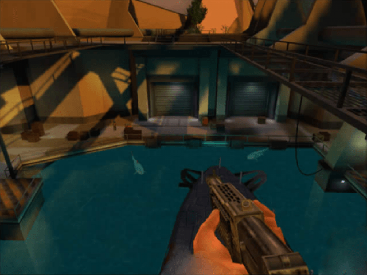 007 Agent Under Fire for Xbox (Xbox), gameplay action shooter video game.