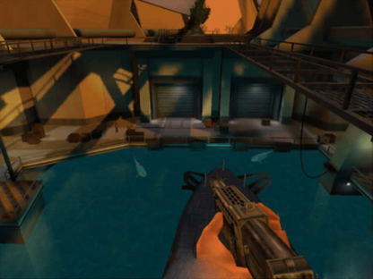 007 Agent Under Fire for Xbox (Xbox), gameplay action shooter video game.