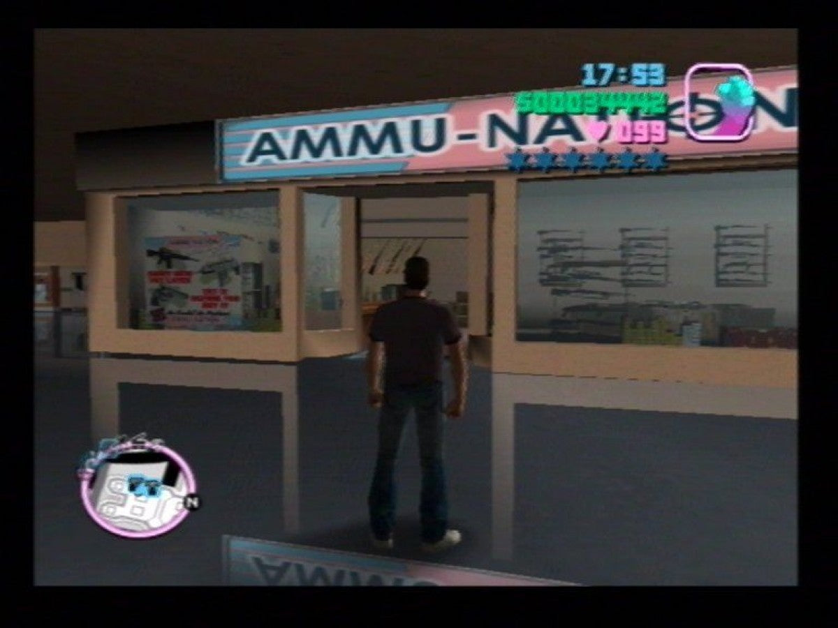 Grand Theft Auto: Vice City gameplay for PlayStation 2 (PS2) video game