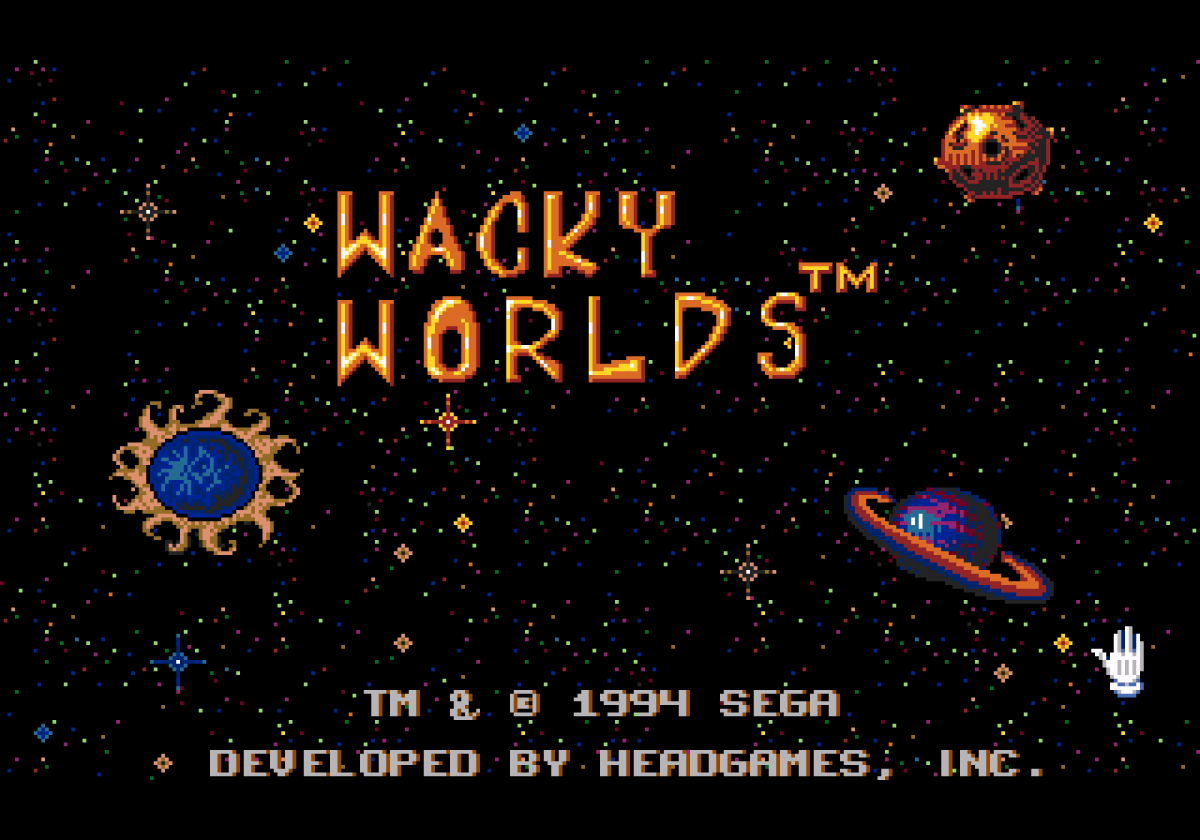 Wacky Worlds Creativity Studio Sega Genesis for retro video game enthusiasts featuring creative art and drawing gameplay digital coloring tools animated stickers imaginative scene creation family friendly educational entertainment classic console creativity and collectible gaming appeal gameplay 
