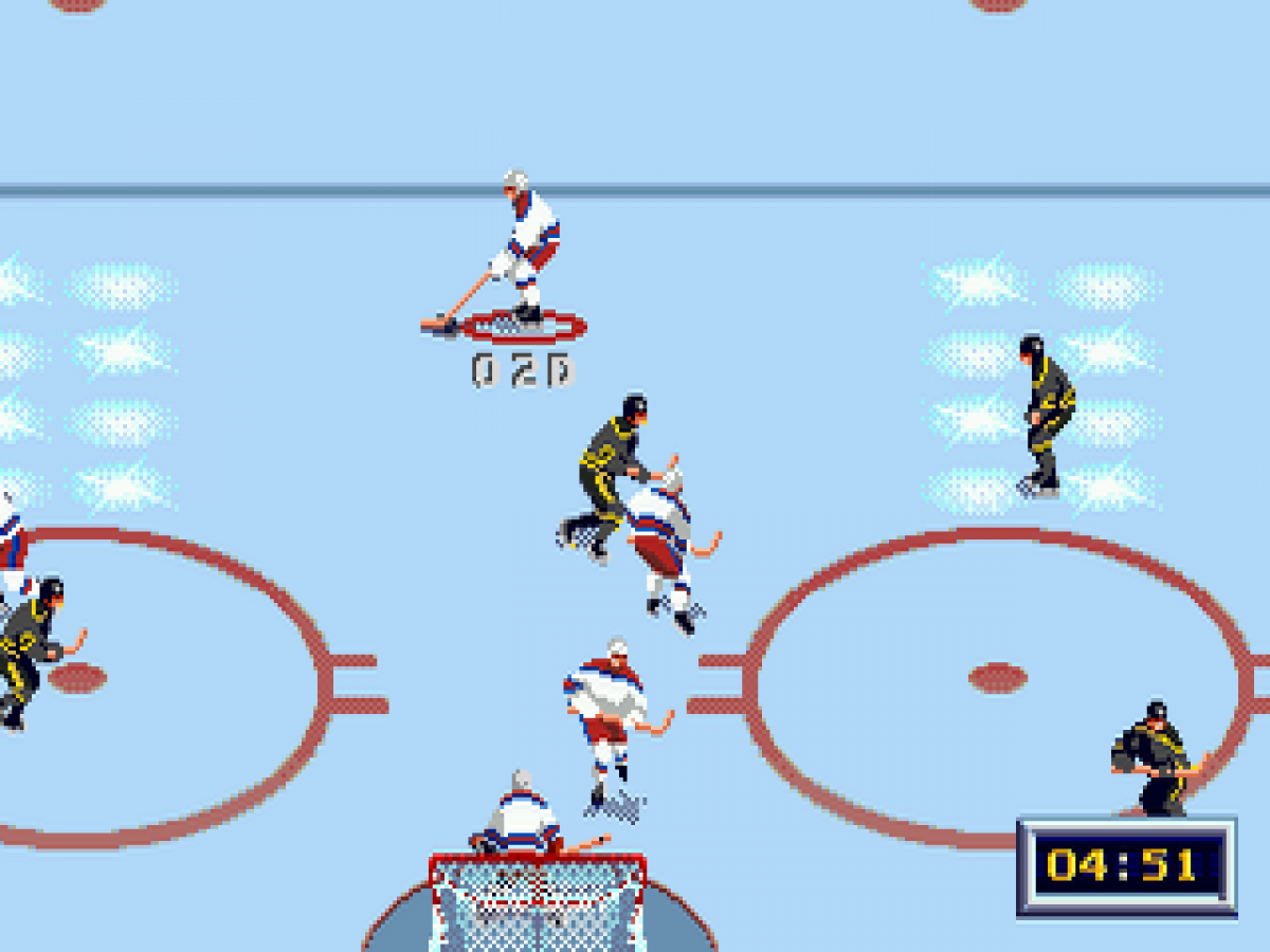 NHL All-Star Hockey 95 gameplay for Sega Genesis (GEN) video game