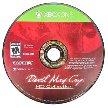 Devil May Cry HD Collection Xbox One XONE for action hack and slash video game fans featuring Dante demon hunting intense sword and gun combat powerful combos supernatural enemies challenging boss battles stylish action multiple adventures and high definition classic gameplay collectible gaming appeal game disc