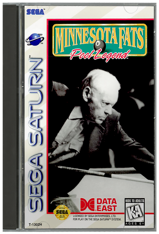 Minnesota Fats: Pool Legend cover art for Sega Saturn (SS) video game