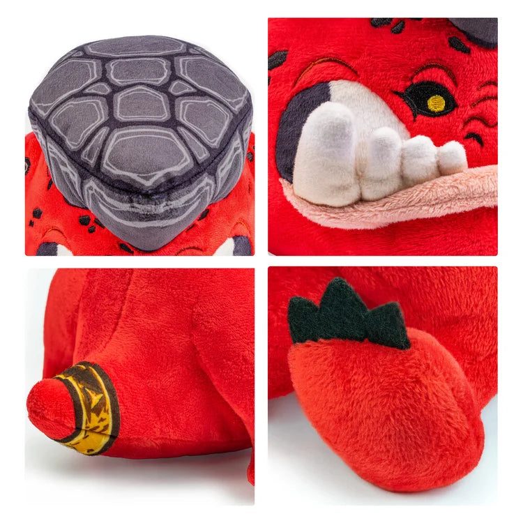 Klonk the Rockbrow Squig 8 Inch Plush Warhammer collectible plush toy featuring Rockbrow Squig character design fantasy creature styling soft stuffed figure detailed character features 8 inch display size tabletop gaming merchandise plush toy collection shelf decor Warhammer fan gift and collectible appeal
