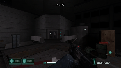 F.E.A.R. First Encounter Assault Recon Xbox 360 video game featuring atmospheric first person shooter gameplay intense horror elements psychic enemy powers tactical bullet time combat immersive single player campaign and award-winning horror-action experience by Monolith Productions. gameplay