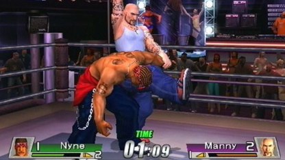 Def Jam: Vendetta for PlayStation 2 with hip-hop themed wrestling and fighting gameplay