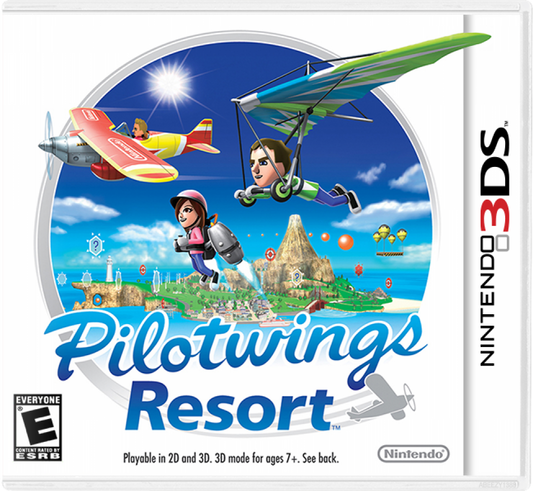 PilotWings Resort cover art for Nintendo 3DS 3DS video game