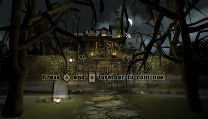 I Spy: Spooky Mansion – Nintendo Wii (Wii) hidden object puzzle adventure video game title screen