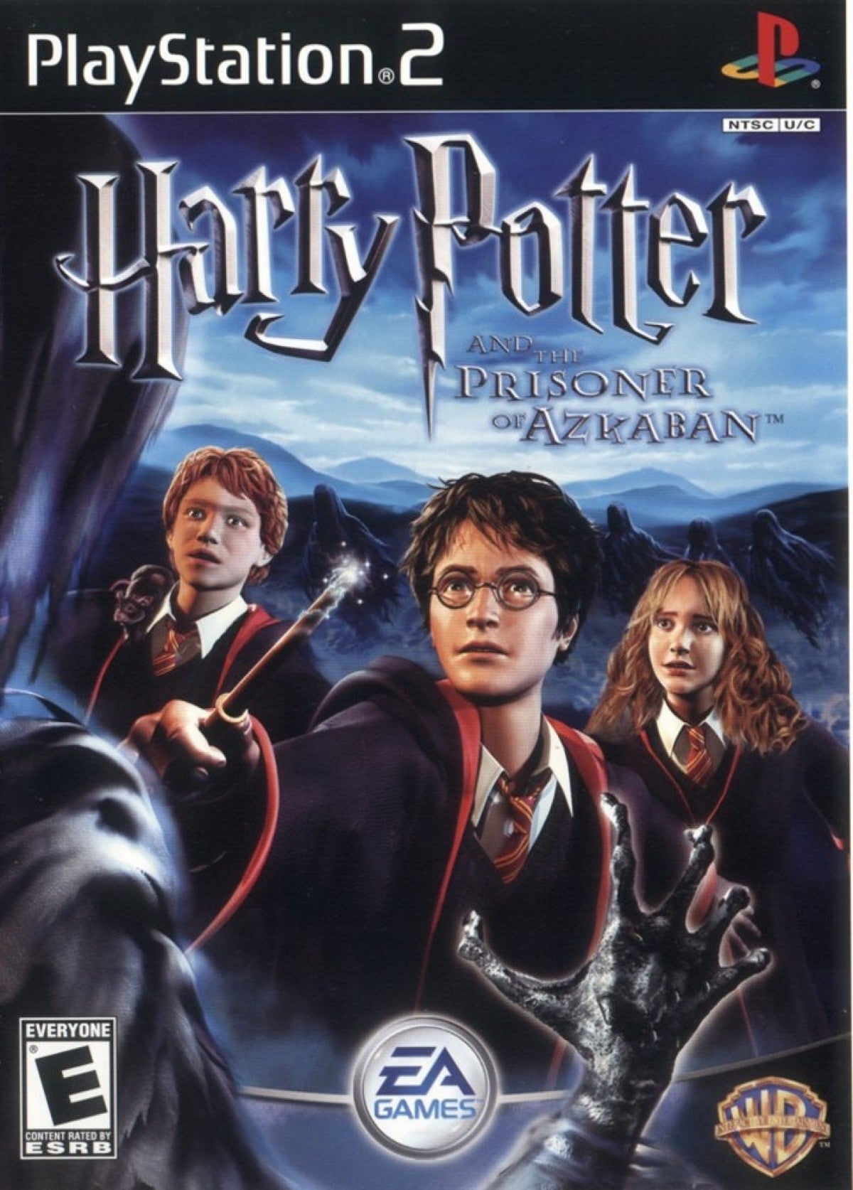 Harry Potter and the Prisoner of Azkaban cover art for Playstation 2 video game