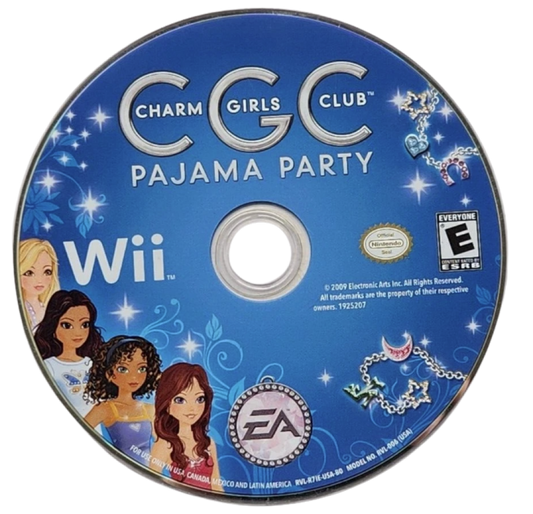 Charm Girls Club: Pajama Party disc for Nintendo Wii (Wii) video game