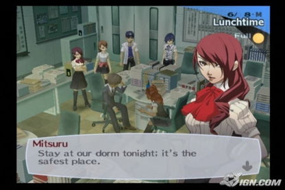 Shin Megami Tensei Persona 3 for PlayStation 2 Japanese role playing game featuring social simulation turn based battles Persona summoning and story driven gameplay